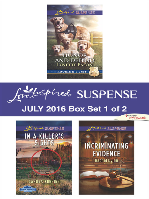 Harlequin Love Inspired Suspense July 2016, Box Set 1 of 2